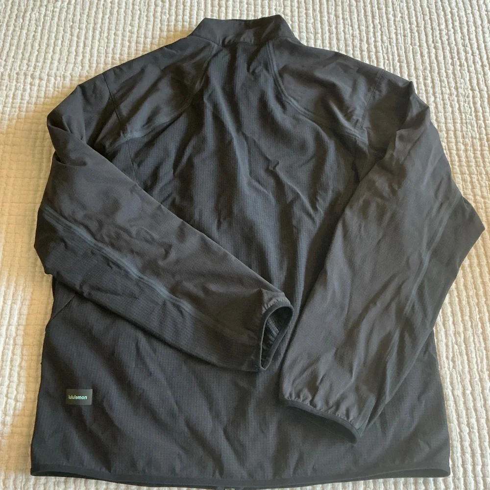 Lululemon Fleece Hiking Zip Up Jacket (Black, L) - Picture 6 of 6
